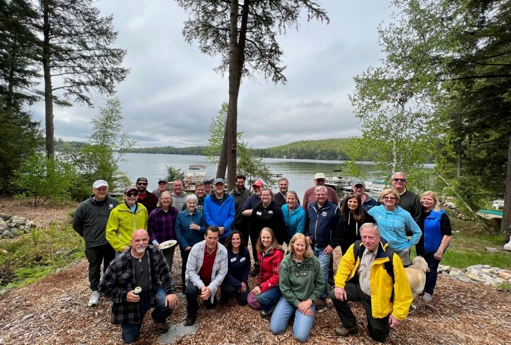 AWWA, NHDES, NH Lakes & LLA Volunteers Conduct 2022 Lovell Lake Watershed Survey