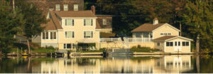 An exterior view of the old Cochran's Marina & Store and Cochran family home.